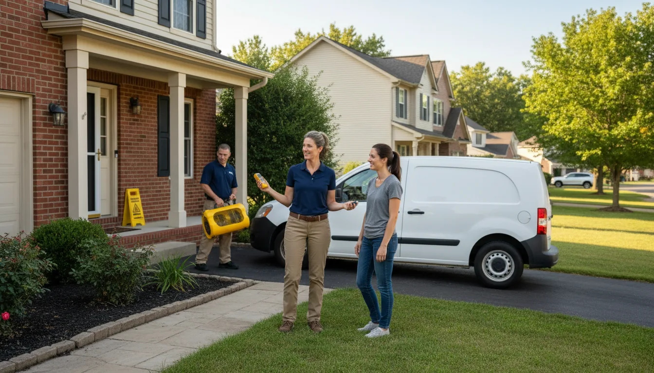 Water restoration image for Water Damage & Restoration Services in O Fallon, MO
